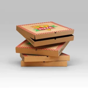 Custom Brown Pizza Boxes