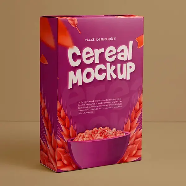 Custom Cardboard Cereal Boxes