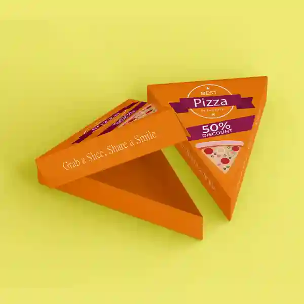 Custom Pizza Slice Boxes Wholesale