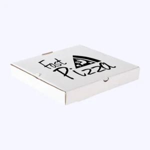 Custom White Pizza Box